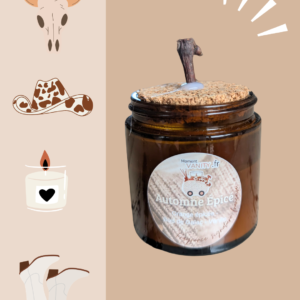 Bougie parfumée Automne Épicée – Édition d’automne